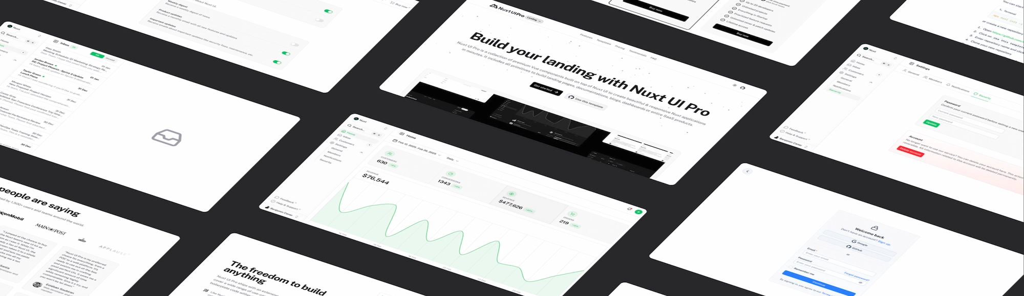 Magnifique visuel propulsé par UI